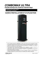 THERMO 2000 COMBOMAX ULTRA Guide D'installation Et D'utilisation