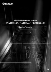 Yamaha DME4io-C Mode D'emploi