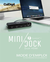 CalDigit Thunderbolt 3 MiniDock Mode D'emploi