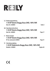 Reely 1:10 EP Electro Buggy Buzz 2WD Mode D'emploi