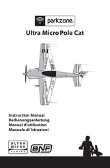 PARKZONE Ultra MicroPole Cat Manuel D'utilisation