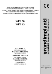 grandimpianti WFP 50 Instructions Pour L'installation Et Mode D'emploi