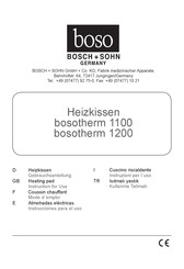 boso bosotherm 1100 Mode D'emploi