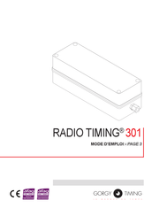 Gorgy Timing RADIO TIMING 301 Mode D'emploi