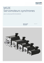 Bosch Rexroth MS2E Mode D'emploi