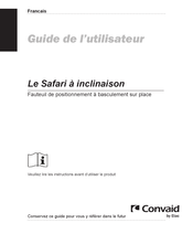 Etac Convaid Le Safari à inclinaison Guide De L'utilisateur