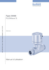 Burkert FLOWave S 8098 Manuel D'utilisation