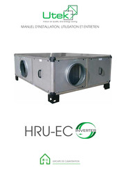 UTEK HRU-EC 4 Manuel D'installation, Utilisation Et Entretien