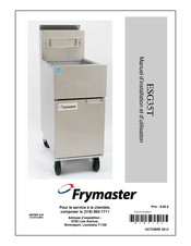 Frymaster ESG35T Manuel D'installation Et D'utilisation