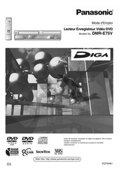 Panasonic Diga DMR-E75V Mode D'emploi