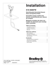 Bradley S19-460EFW Guide D'installation