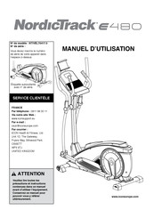 NordicTrack E480 Manuel D'utilisation