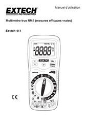 Extech Instruments Extech 411 Manuel D'utilisation