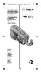 Bosch PMB 300 L Instructions D'utilisation