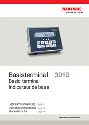 Soehnle Professional 3010 Mode D'emploi