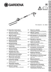 Gardena THS 500/48 Mode D'emploi