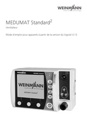 Weinmann MEDUMAT Standard 2 Mode D'emploi