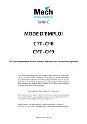 Mach C Série Mode D'emploi