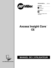 Miller Axcess Insight Core Manuel De L'utilisateur