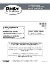Danby DAR044A6BSLDBO Manuel Du Propriétaire