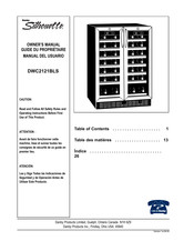 Danby Silhouette DWC2121BLS Guide Du Propriétaire