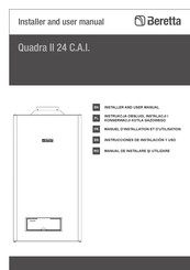 Beretta Quadra II 24 C.A.I. Manuel D'installation Et D'utilisation