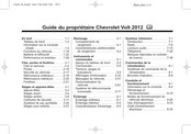 Chevrolet Volt ABC 2012 Guide Du Propriétaire