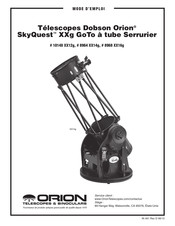 Orion SkyQuest 10148 XX12g GoTo Mode D'emploi