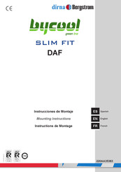 dirna Bergstrom Bycool SLIM FIT DAF XF 105 Super Space Cab Instructions De Montage