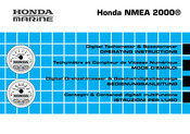 HONDA marine NMEA 2000 Mode D'emploi