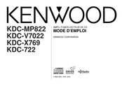 Kenwood KDC-722 Mode D'emploi