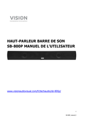 Vision SB-800P Manuel De L'utilisateur