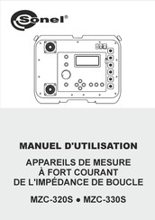 Sonel MZC-320S Manuel D'utilisation
