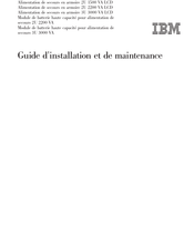 IBM 2U 2200 VA LCD Guide D'installation Et De Maintenance