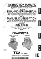 TLV Power Dyne P65SRN Manuel D'installation