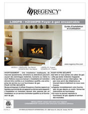 Regency Fireplace Products L390PB-NG2 Guide D'installation Et D'utilisation