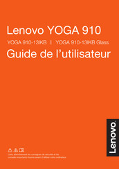 Lenovo YOGA 910-13IKB Guide De L'utilisateur