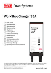 DEFA WorkShopCharger 35A Mode D'emploi