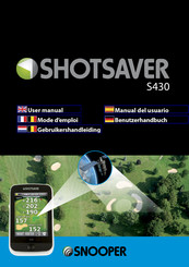 Snooper Shotsaver S430 Mode D'emploi