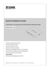 D-Link DNR-4020-16P Guide D'installation