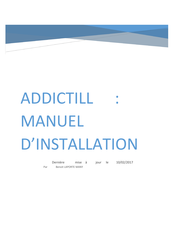 Samsung ADDICTILL Manuel D'installation