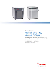 Thermo Scientific Sorvall BIOS 16 Instructions D'utilisation