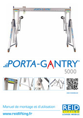 REID LIFTING PORTA-GANTRY 5000 Manuel De Montage Et D'utilisation