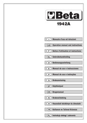 Beta 1942A Notice D'utilisation Et Instructions