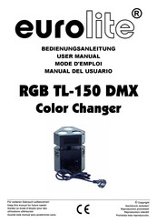 EuroLite RGB TL-150 DMX Mode D'emploi