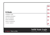 Solid State Logic X-Desk Guide D'installation