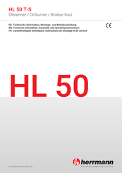 herrmann HL 50 TLV.2-S Instructions De Montage Et De Service