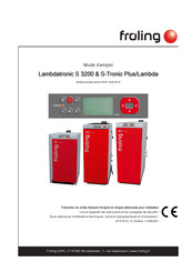Fröling Lambdatronic S 3200 Mode D'emploi
