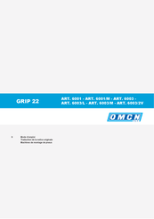 OMCN GRIP 22 6003/2V Mode D'emploi