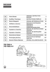 Dolmar PB-7660.4 H Instructions D'emploi